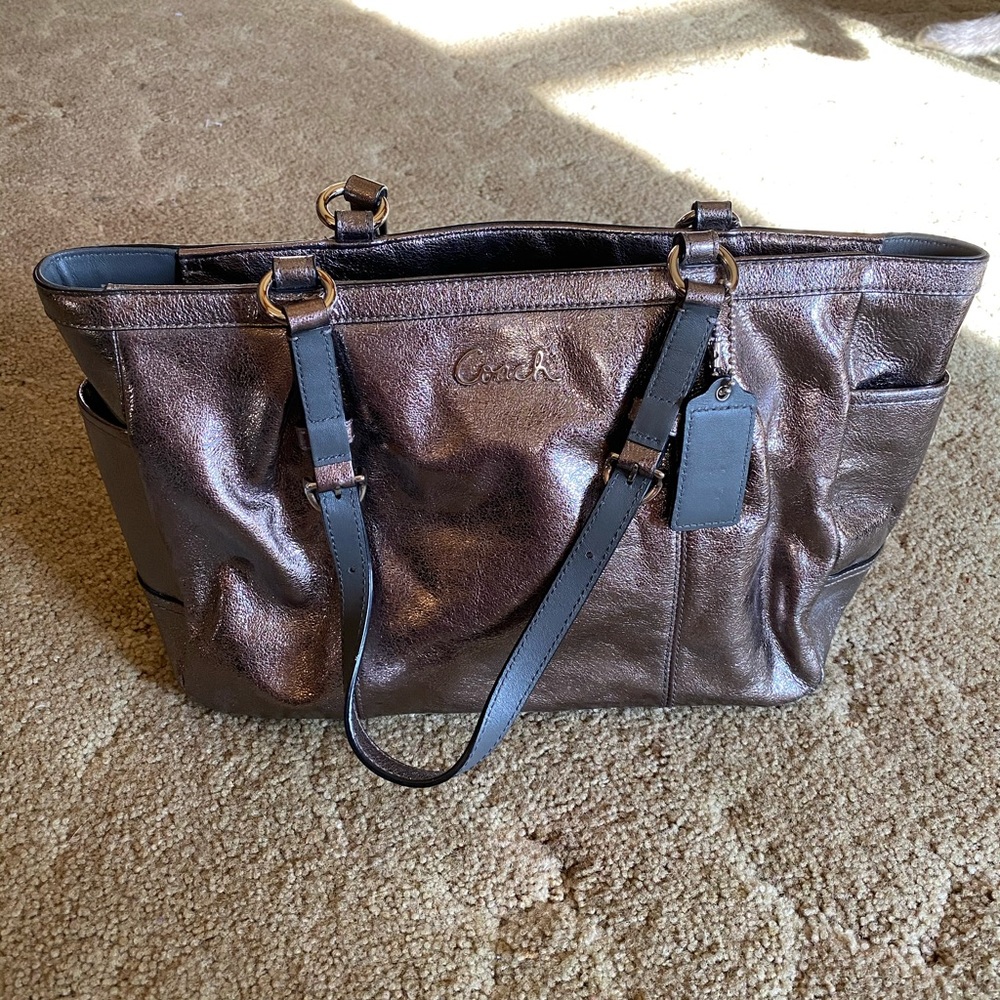 Charcoal Coach Purse